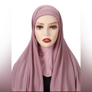 Stylish solid chiffon hijab (4 colors available)